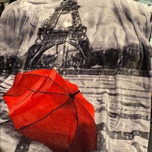 Eiffel Tower throw blanket